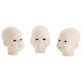 Snoki Porcelain Doll Head (Set of 3)