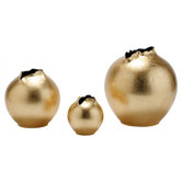 Lame' Porcelain Organic Vase (Set of 3)