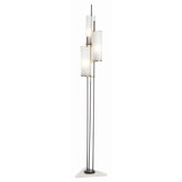 Stefan 3 Light Marble / Iron / Brass / Glass Floor Torchiere