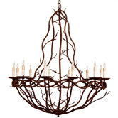 Durango 12 Light Iron Chandelier