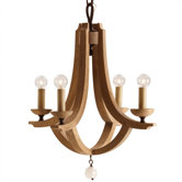 Manning Wood / Crystal Chandelier