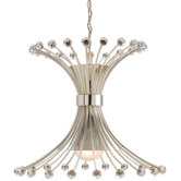 Macayle 3 Light Iron / Glass Chandelier