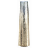 Fishtail Mercury Tall Glass Vase