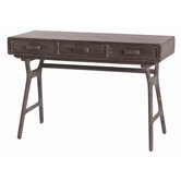 Phillip Mushroom 3 Drawer Desk