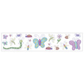 Bugs Free Style Peel and Stick Decal in Purple
