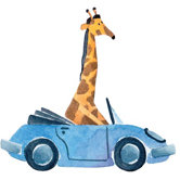 Safari Friends Wall Decal
