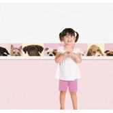 Good Dog Mural Style Border