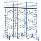 20' H x 21' W Exterior Scaffold Tower