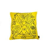 Yoga Girl Feather Filled Pillow