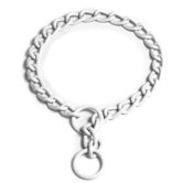 Steel Coated Dog Collar in White