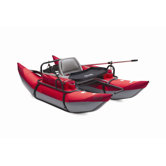 Skagit Pontoon Boat in Red