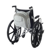 Zippidy Wheelchair Seat Back Organizer in Pearl Grey and Pewter