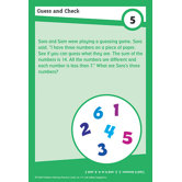 Math Problm Solving Cards Gr 3