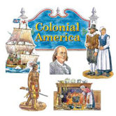 Colonial America Bulletin Board Set