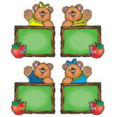 Chalkboard Bears Cut-outs - Assorted