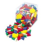 Pattern Blocks Standard 250/pk