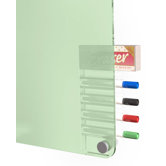 24" x 36" Harmony Glass Markerboard in Green