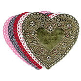 Doilies 4 White Hearts 100/pk