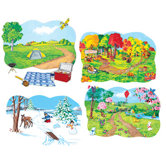 Seasonal Settings Set Of All 4