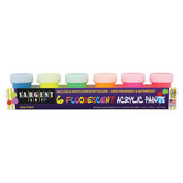 Fluorescent Acrylic Paints 6 Color