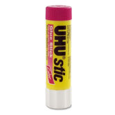 Glue Stick, 0.28 oz, Purple/Dries Clear