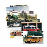 Vehicles 14 Poster Cards