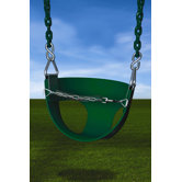Half Bucket Swing in Green