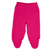 Organically Grown Footie Pants in Hot Pink