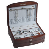 Madeline Jewelry Box in Mahogany