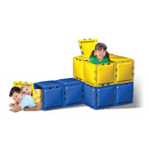 Panel System in Yellow and Blue (Set of 26)
