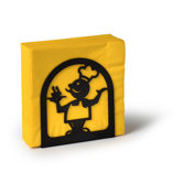 Silhouettez Pantry Chef Napkin Holder in Black