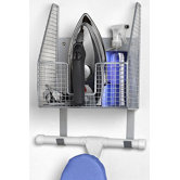 Ironing Board Holder with Basket
