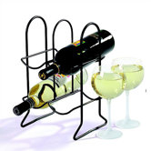 Townhouse 4 Bottle Tabletop Wine Rack