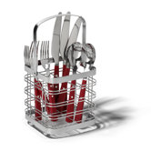 Pantry Works Silverware Caddy