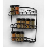Twist Wall Mount Spice Rack