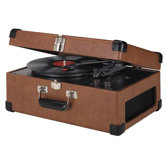 Tan Traveler Turntable