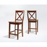 X-Back 24" Barstool in Classic Cherry