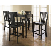 5 Piece Counter Height Dining Set