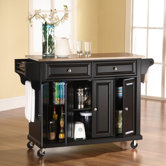 Kitchen Cart with Stainless Steel Top
