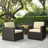 Palm Harbor 2 Piece Deep Seating Group with Cushions