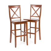 X-Back 30" Barstool in Classic Cherry