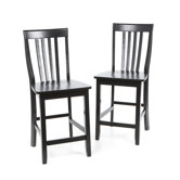 School House 24" Barstool in Black