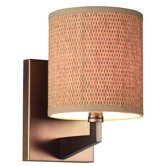 Fisher Island Organic Modern Shade in Natural Grasscloth