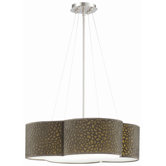Noe 3 Light Drum Pendant