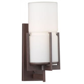 Weston Medium Outdoor Wall Sconce in Bronze