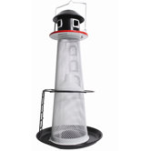 No/No Solar Lighthouse Finch Bird Feeder