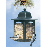Garden Tulip and Sunflower Lantern Bird Feeder