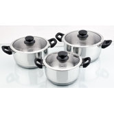 Delta Three Piece Casserole Set with Lid