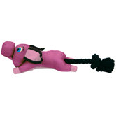 Flying Pig Dog Toy in Pink