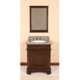 28" Single Bathroom Vanity Set in Antique Dark Espresso